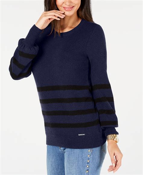 michael kors striped sweater|Michael Kors sweatsuits for women.